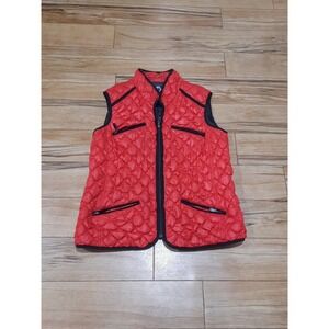 Vintage Abbie Mags Women's Red Quilted Vest